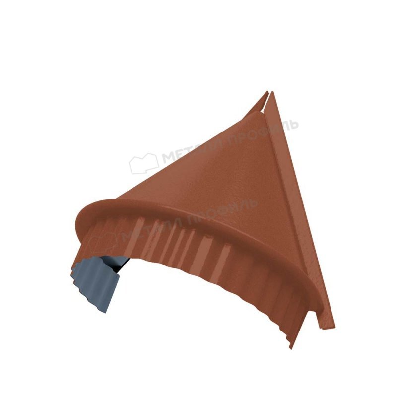 Заглушка конька круглого конусная NormanMP
(ПЭ-01-8004-0.5)