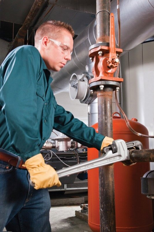 Ключ прямой трубный алюминиевый RIDGID 848