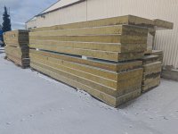 Сендвич-панели б/у 200 мм с каменной ватой