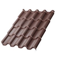 Металлочерепица МП Монтерроса-XL (VikingMP
E-20-8017-0.5)