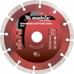 Диск алмазный отрезной сегментный, 200 х 22,2 мм, сухая резка
MATRIX Professional 73176