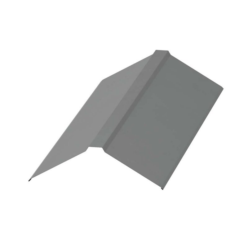 Планка конька плоского 150х150х2000 NormanMP
(ПЭ-01-9006-0.5)