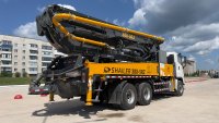 Автобетононасос SHAILER 38X-RZ на шасси ISUZU 6x4