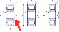 Подшипник 3004244М дробилок СМ-16Д; СМ-741; СМД-108А; СМД-109, СМД-109А.18 роликов-игл. Заклёпки на каждом ролике