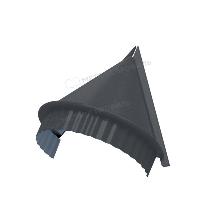 Заглушка конька круглого конусная NormanMP
(ПЭ-01-7024-0.5)