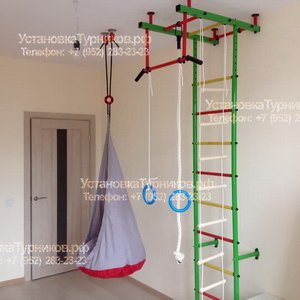 Установка распорных детских спортивных комплексов