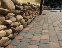 Тротуарная плитка  Русто "Старинный город" (два камня)