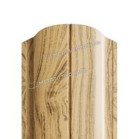 Штакетник металлический МП ELLIPSE-O 19х126
(ECOSTEEL_MA-01-Сосна-0.5)