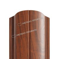 Штакетник металлический МП ELLIPSE-O 19х126
(ECOSTEEL-01-МореныйДуб-0.5)