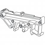 Фиксатор Weidmuller RF RS 70 RE/A3/M.BEZ OR 0119560000