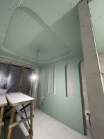 Монтаж потолка из гипсокартона в Москве и области