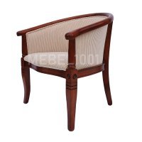 Деревянное чайное кресло с подлокотниками А-10. Круглый чайный столик. Чайная группа