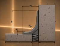 Промышленный плинтус ПП 100×60 УНИПОЛ