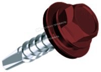 Саморез 4,8х19 RAL3011 (коричнево-красный)