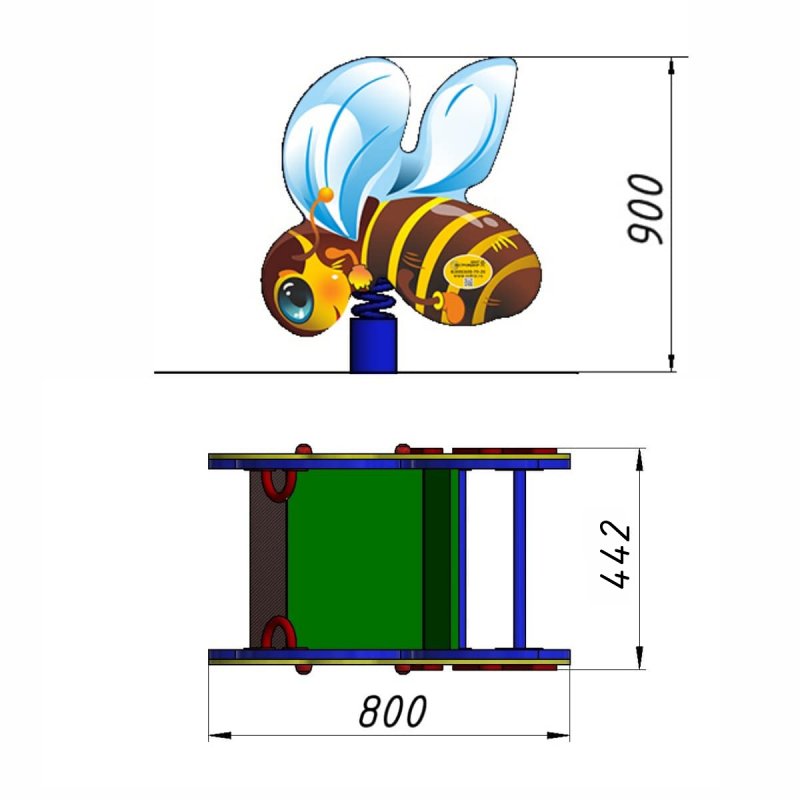 Качалка "Пчёлка"