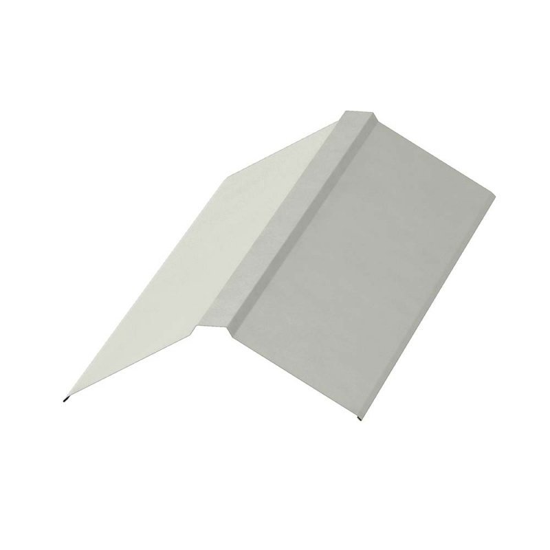 Планка конька плоского 150х150х2000 NormanMP
(ПЭ-01-9002-0.5)