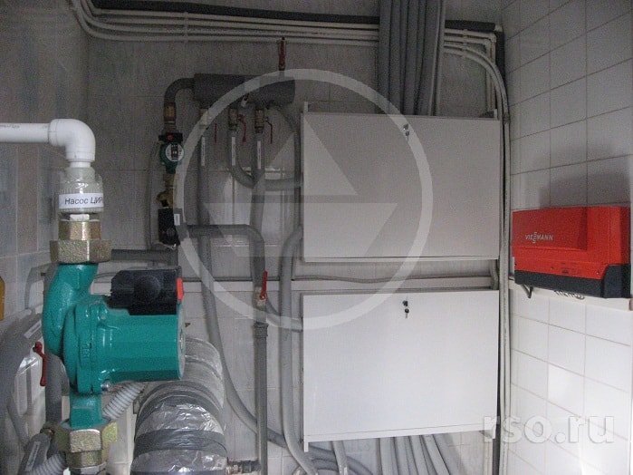 Монтаж систем отопления в загородных домах