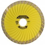 Сегментированные отрезные алмазные круги, серия "TURBO PLUS"
Stayer 3663-110
