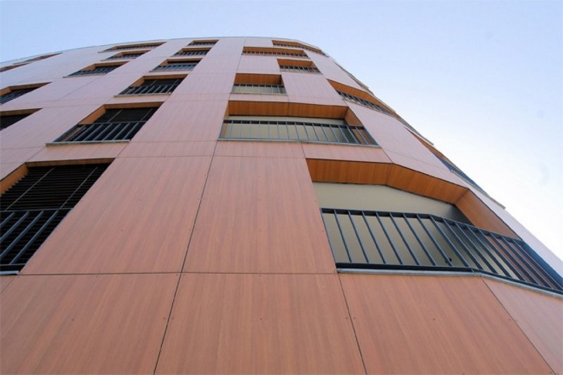 Панели фасадные архитектурные ДБСП, пластик фасадный монолитный конструкционный Hpl, панели Hpl