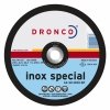 1113906 DRONCO AS 30 Inox отрезной круг по металлу
115х2,5х22,23