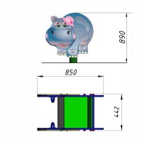 Качалка "Бегемотик"
