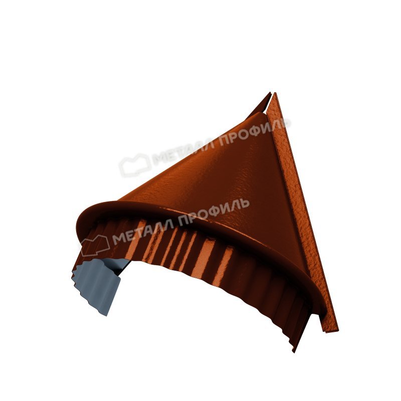 Заглушка конька круглого конусная
(AGNETA-20-Copper\Copper-0.5)