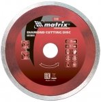 Диск алмазный отрезной сплошной, 180 х 22,2 мм, влажная резка
MATRIX Professional 73187