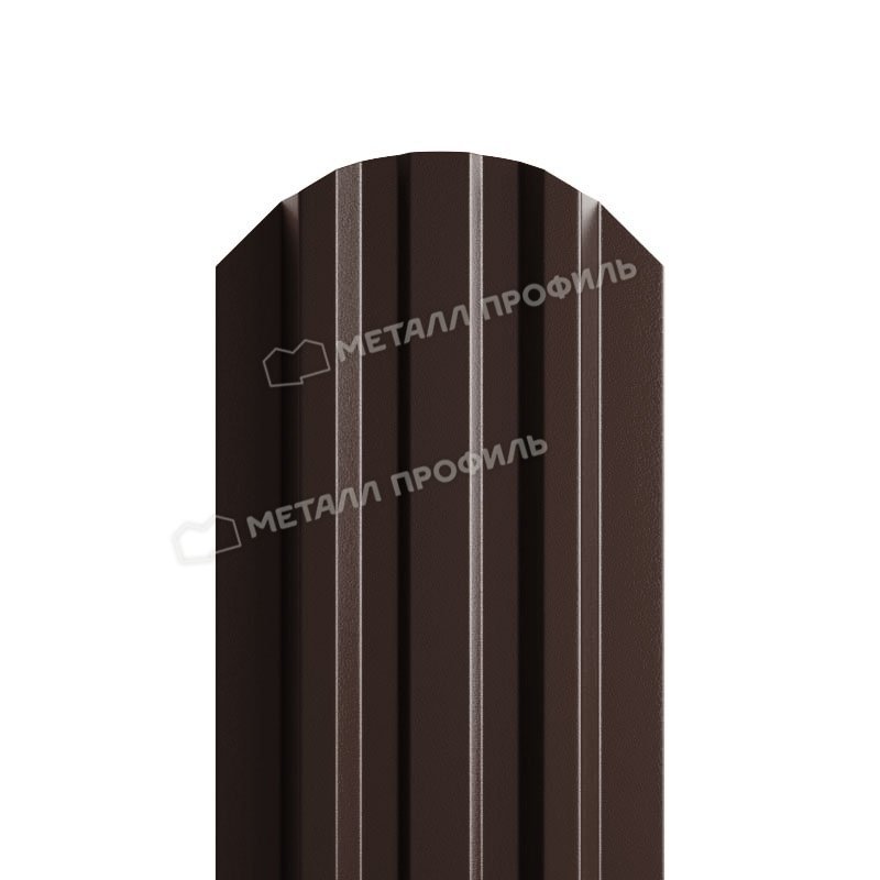 Штакетник металлический МП LАNE-O 16,5х99
(ПЭ-01-8017-0.4)