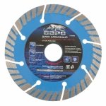 Диск алмазный Турбо-сегментный ф125х22,2 мм, сухое резание
БАРС 73086