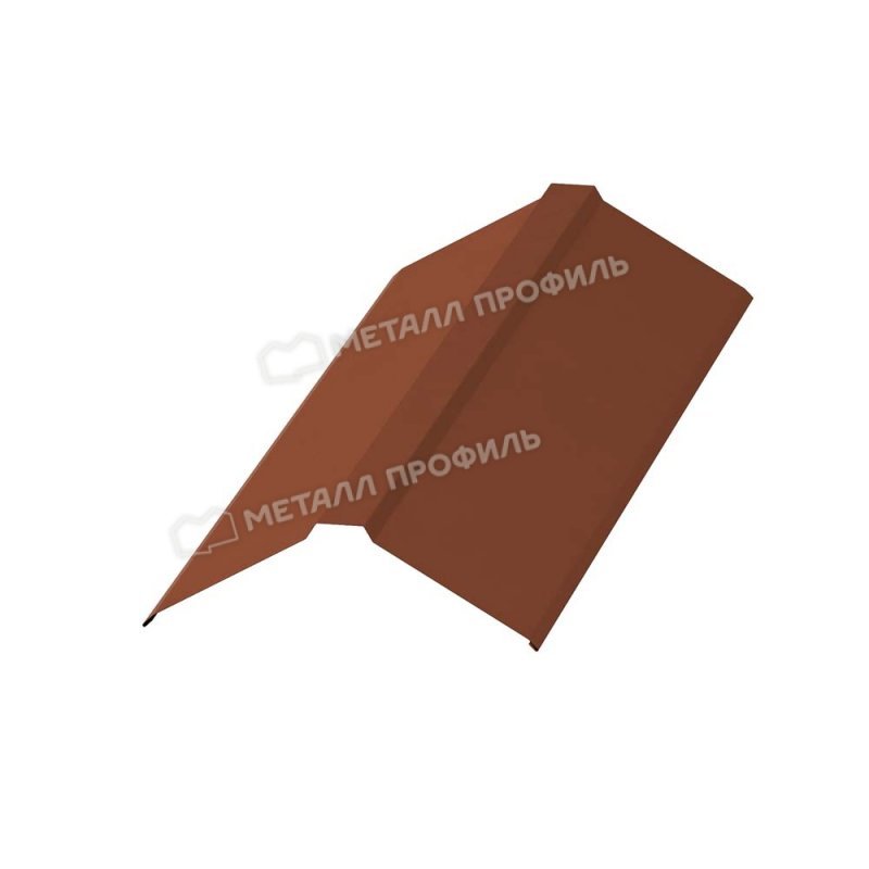 Планка конька плоского 120х120х2000 NormanMP
(ПЭ-01-8004-0.5)