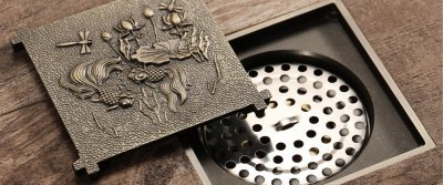 5 дизайнерских решеток на водосток от AliExpress