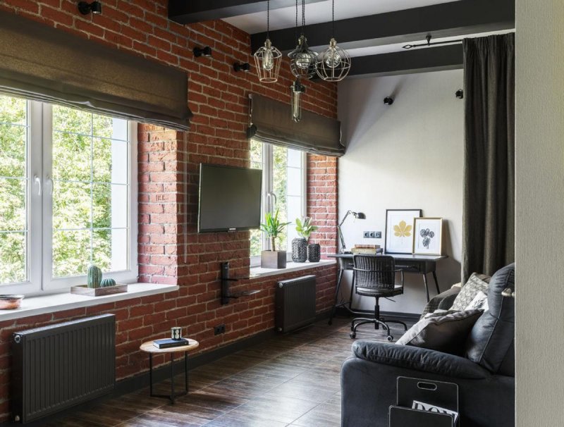 Как оформить маленькую квартиру в стиле лофт - archidea.com.ua