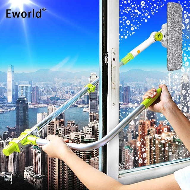 Швабра для чистки стекол с обратной стороны Eworld
