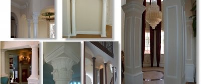 Колонны в интерьере