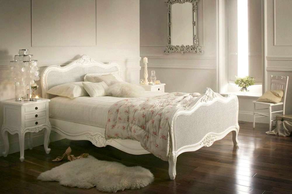 Белая мебель в стиле прованс: в спальне