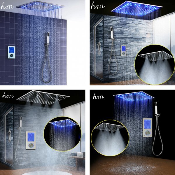 Шикарный душ с LED-подсветкой HM (ЖК-дисплей, мульти режимы)