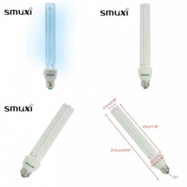 УФ-лампа с цоколем E27 от SMUXI