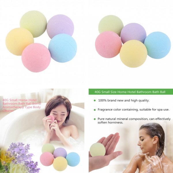 Бурлящий шар для ванной - окунись в блаженство (1 шт, 5 ароматов)