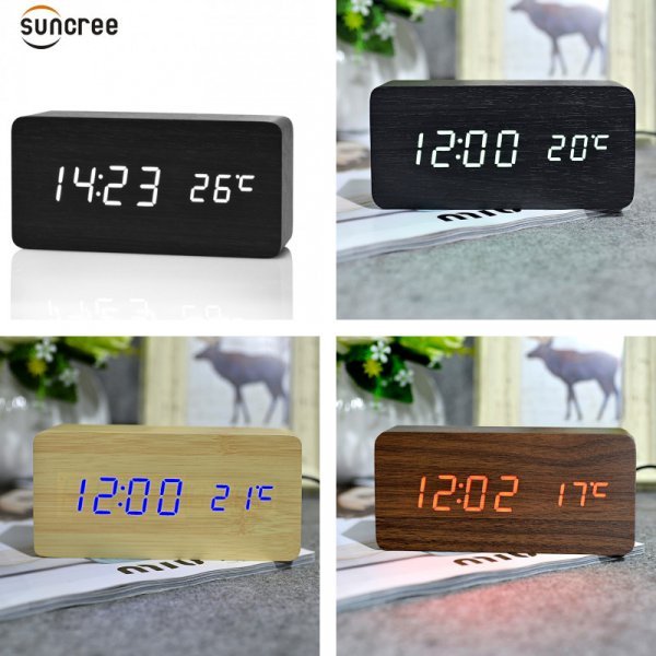  Настольные часы со звуковым управлением от SUNCREE (17 видов)