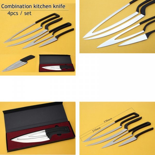 Нож-матрешка XITUO (2 цвета, 4 в 1)