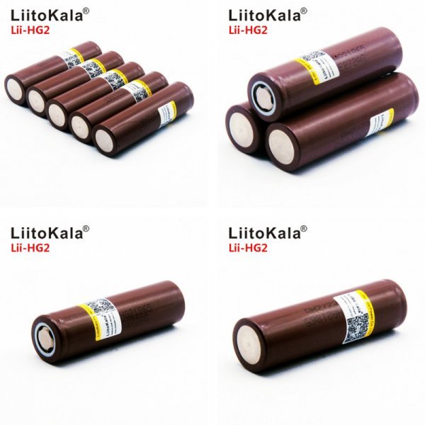 Литиевые аккумуляторы LiitoKala 18650 до 3000 мАч для фонарика, пауэрбэнка, сигареты
