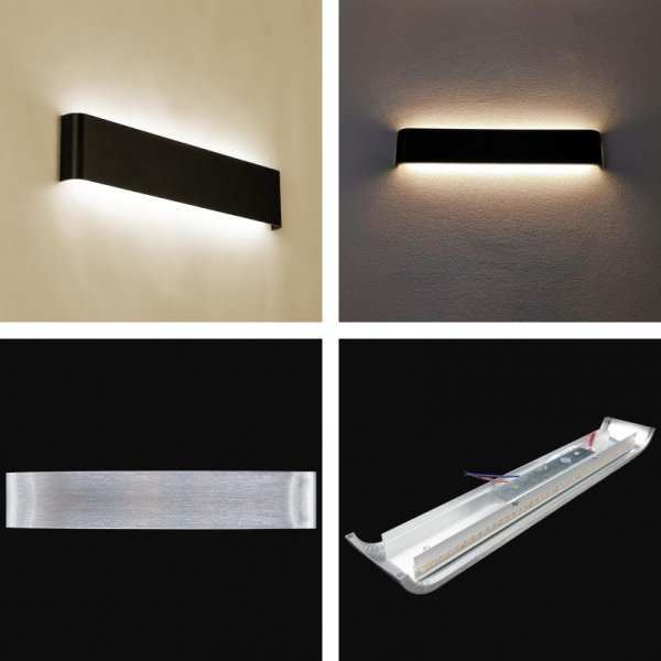 Стильное LED бра для интерьера в стиле Минимализм  (2 цвета, 14 см, 29 см, 48 см, 58 см)