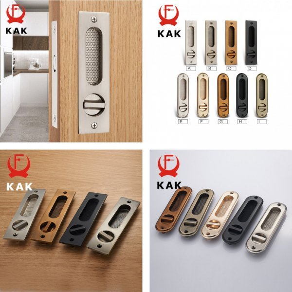 Ручки для раздвижных дверей KAK (толщина дверного полотна 35-45 мм)