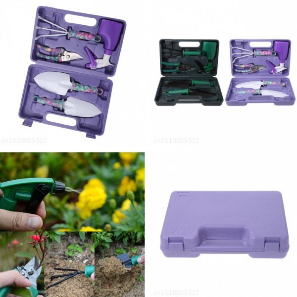 Фиолетовый набор садовых инструментов OOTDTY
