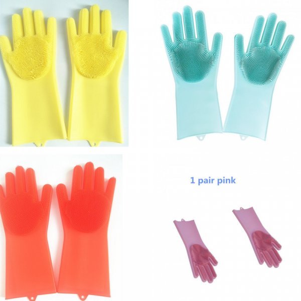Перчатки для уборки от KOOHOO KITCHEN (7 цветов, 2 размера)