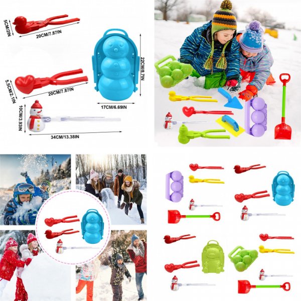 Наборы для игр со снегом (17 наборов)